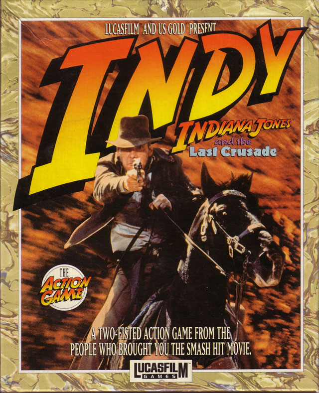 Indiana Jones And The Last Crusade - The Action Game box art
