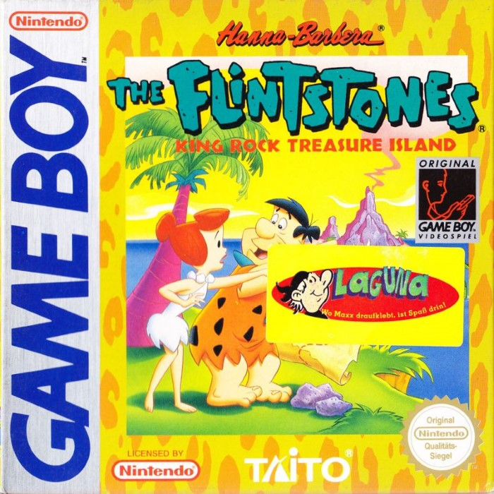 The Flintstones : King Rock Treasure Island — box-2D (DE)