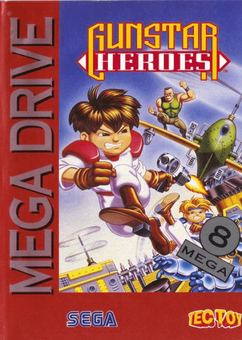 Gunstar Heroes — box-2D (BR)