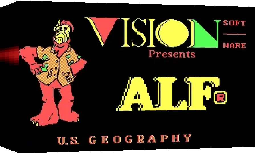 Alf's U.s. Geography — box-3D (WOR)