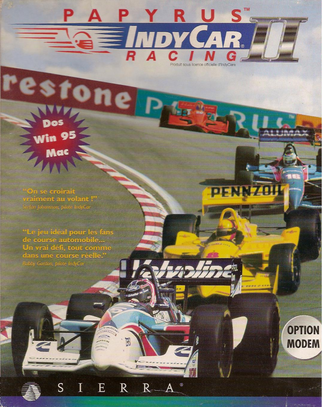 IndyCar Racing II — box-2D (FR)