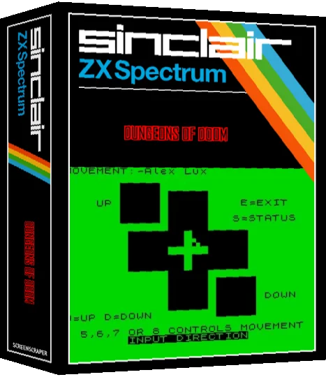 Dungeons of Doom — box-3D (SS)