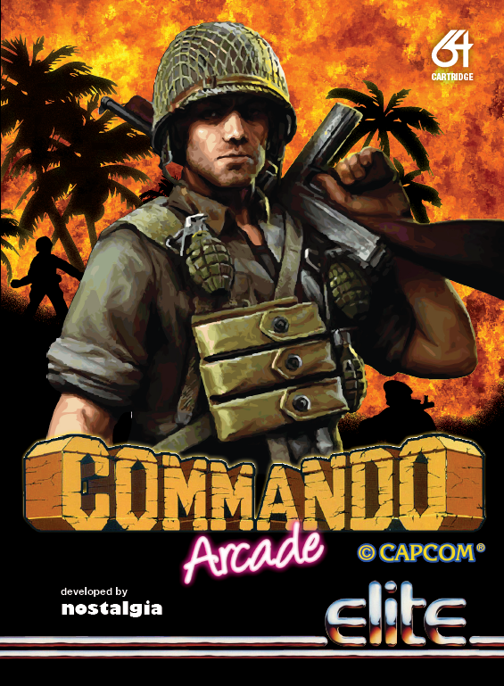 Commando Arcade box art