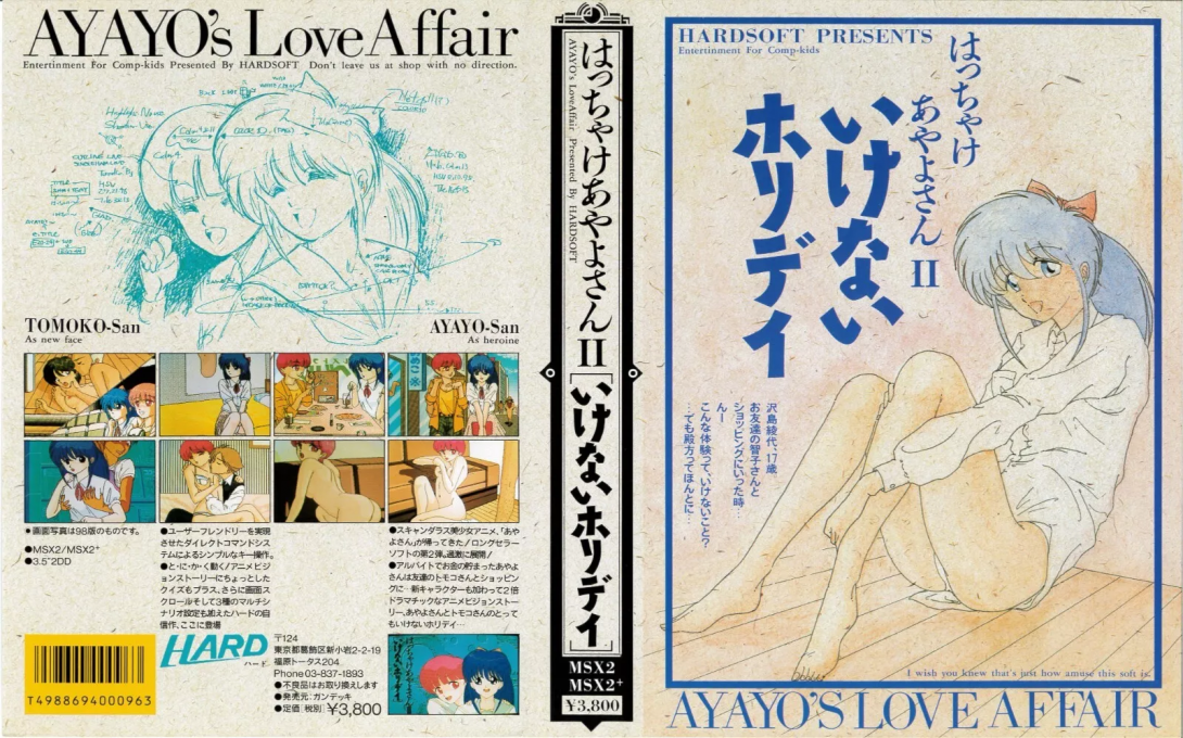 Hacchake Ayayo-san 2 - Ikenai Holiday — box-texture (JP)