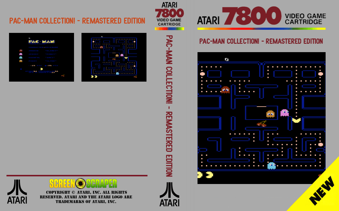 Pac-Man Collection! : Remastered Edition — box-texture (SS)