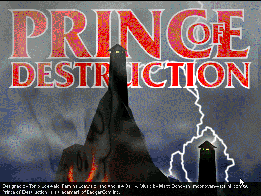 Prince of Destruction box art