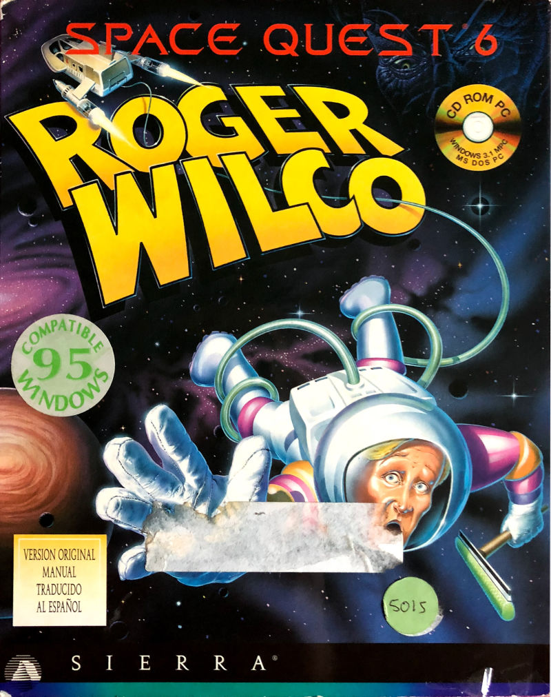 Space Quest 6 - Roger Wilco in the Spinal Frontier — box-2D (SP)