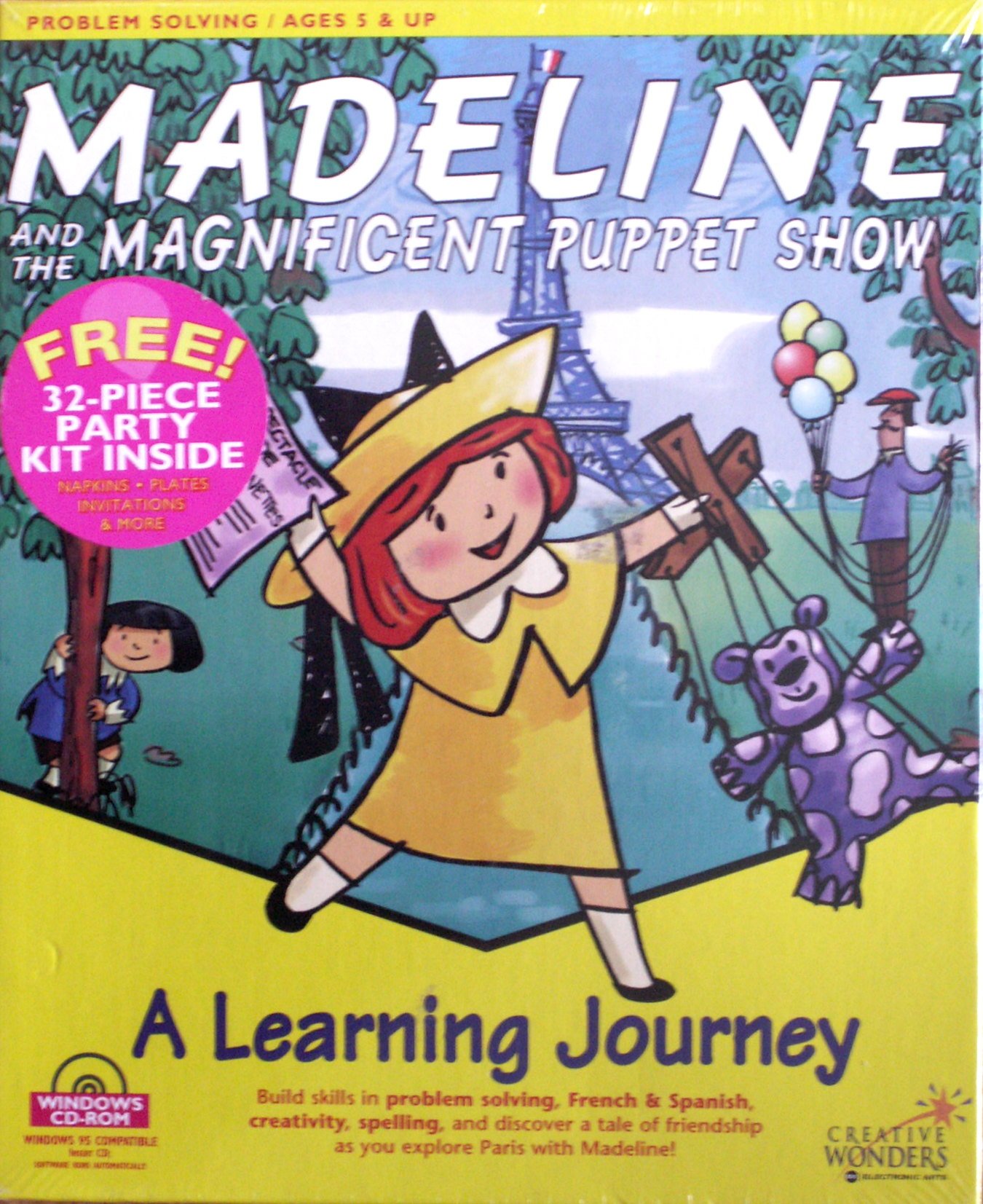 Madeline and the Magnificent Puppet Show box art