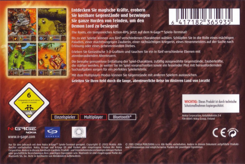 Roots - Gates Of Chaos, The — box-2D-back (DE)