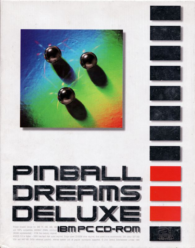 Pinball Dreams Deluxe — box-2D (EU)