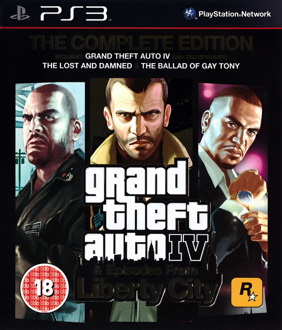 Grand Theft Auto IV & Episodes from Liberty City — box-2D (UK)