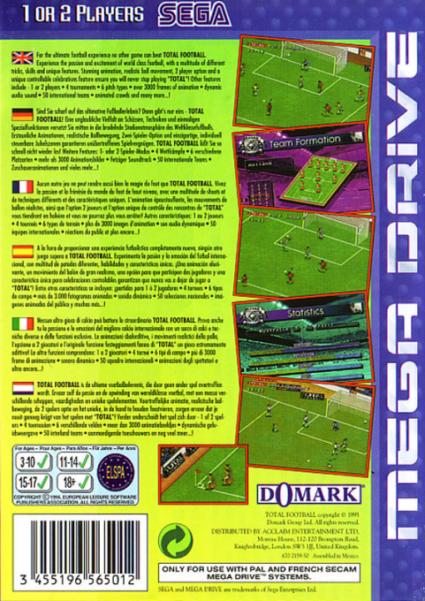 Total Football — box-2D-back (EU)