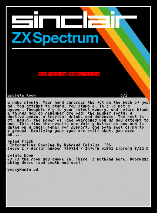 ZxZvm - Rippled Flesh - An Interactive Goosing box art