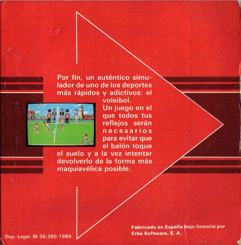 Beach Volley — box-2D-back (SP)