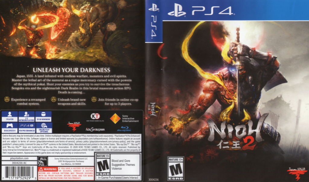 Nioh 2 — box-texture (US)