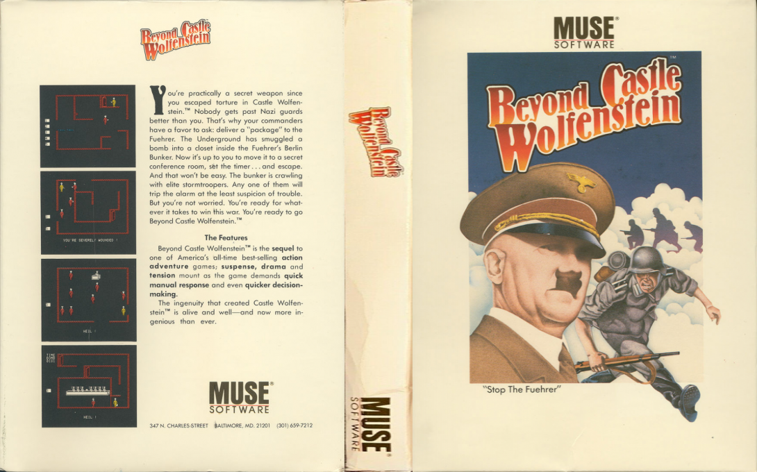 Beyond Castle Wolfenstein — box-texture (US)