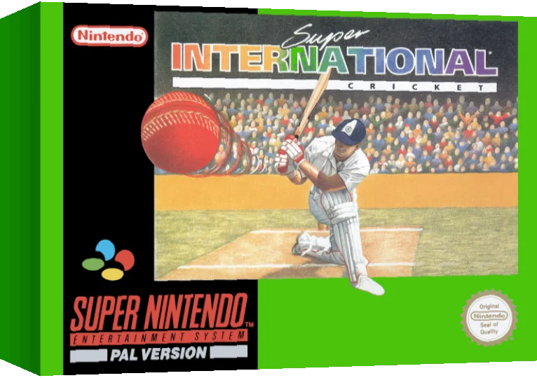 Super International Cricket — box-3D (EU)