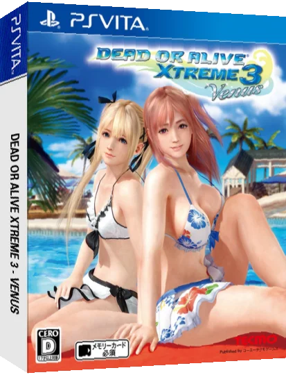Dead or Alive - Xtreme 3 - Venus — box-3D (JP)