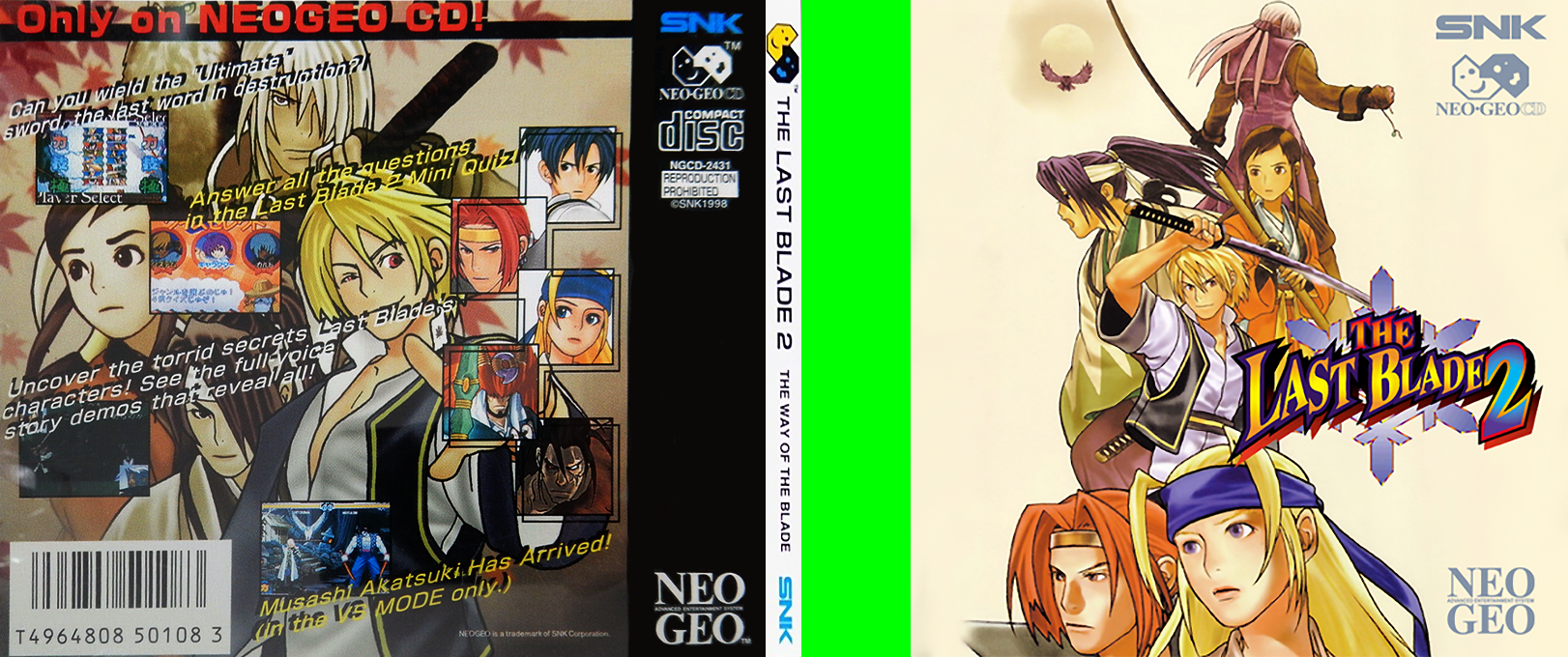Last Blade 2 - Heart Of The Samurai, The — box-texture (WOR)
