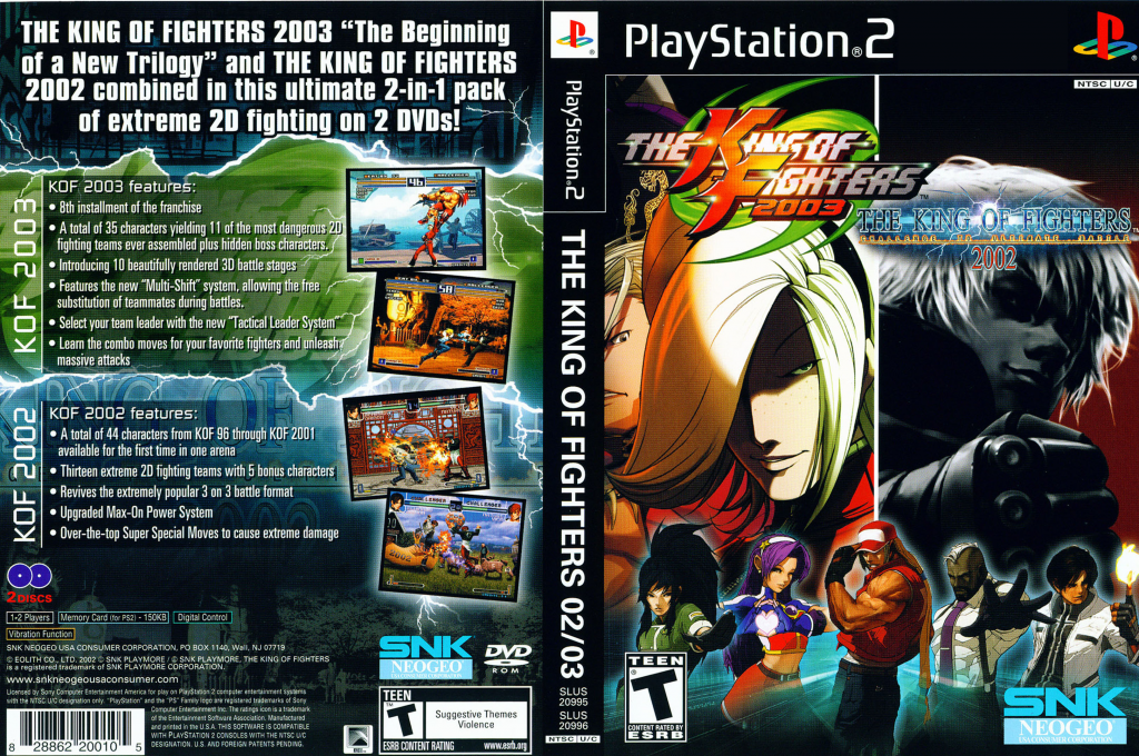 King of Fighters 02/03, The — box-texture (US)