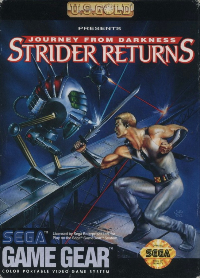 Journey from Darkness - Strider Returns box art