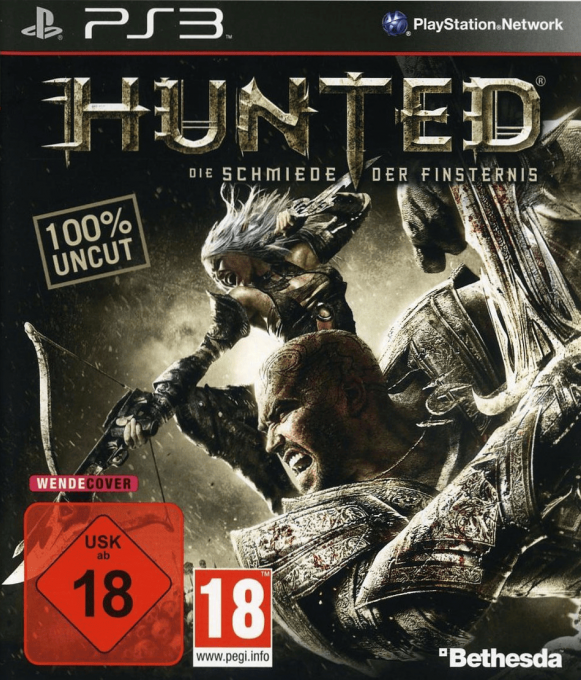 Hunted - The Demon's Forge — box-2D (DE)