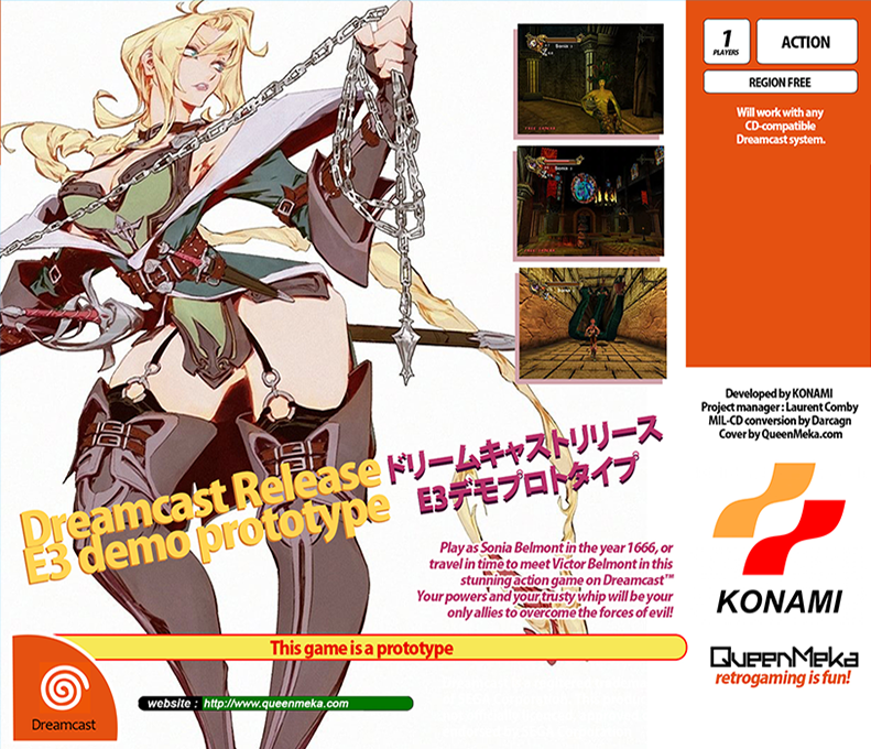 Castlevania - Resurrection — box-2D-back (JP)
