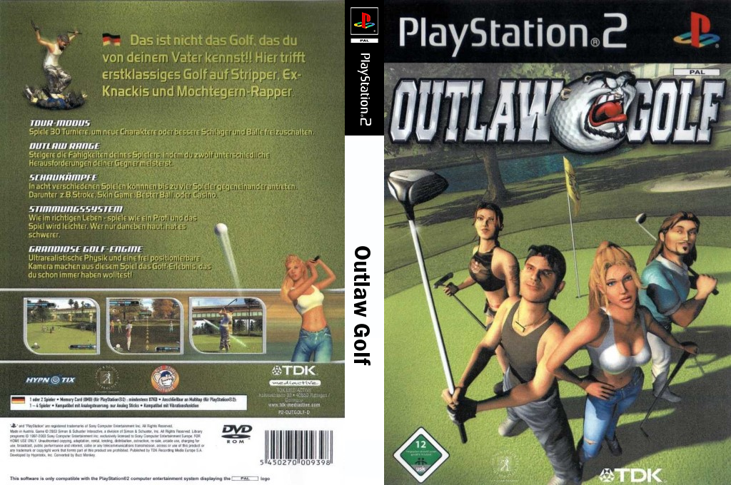 Outlaw Golf — box-texture (DE)
