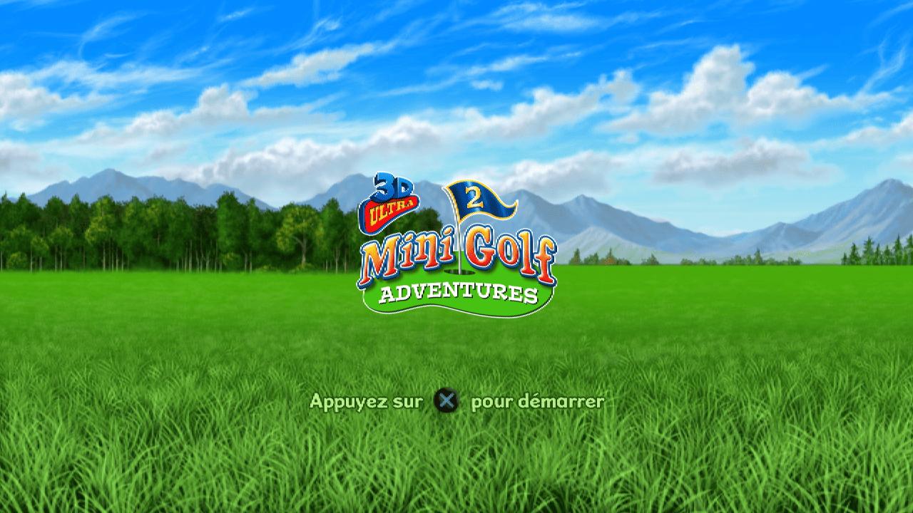 3D Ultra Mini Golf Adventures 2 — sstitle (FR)