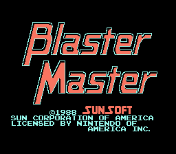 Blaster Master — sstitle (US)