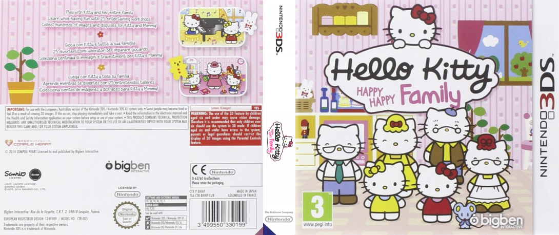 Hello Kitty Happy Happy Family — box-texture (EU)