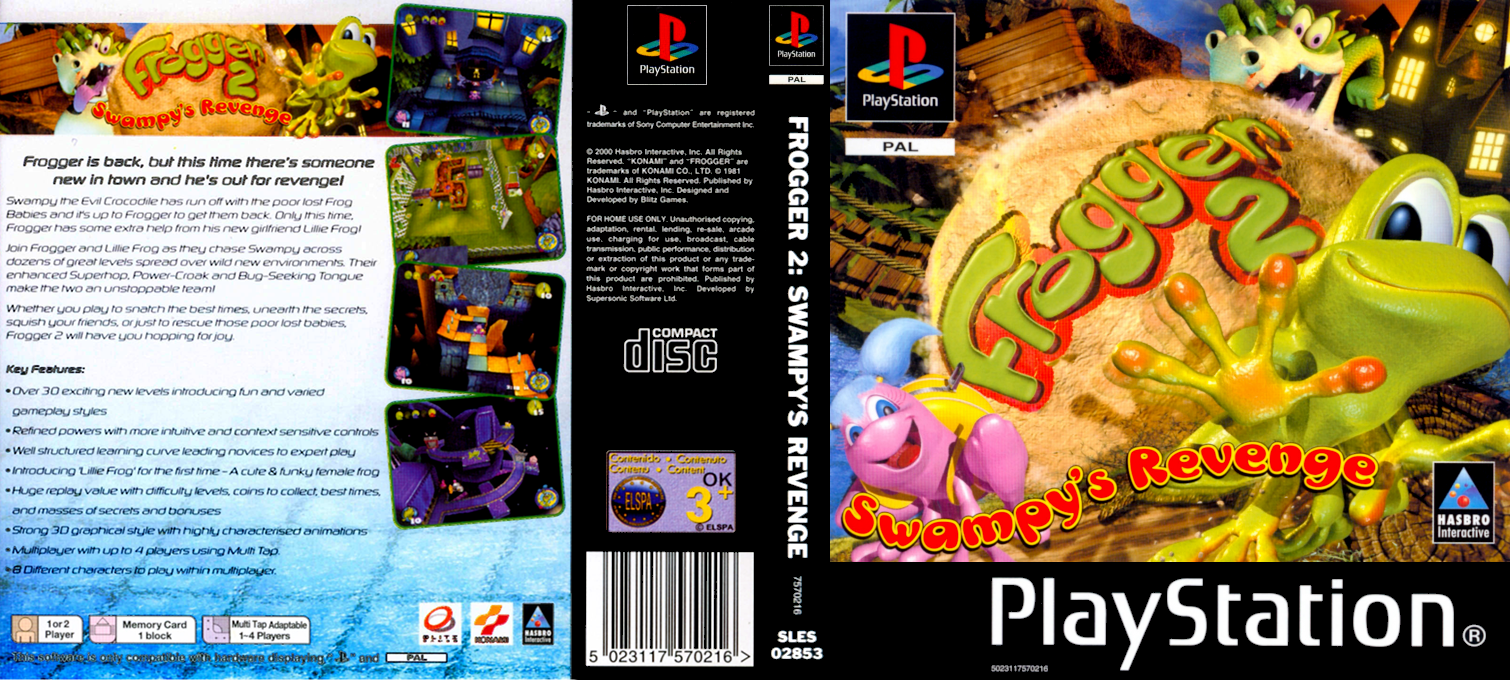 Frogger 2 - Swampy's Revenge — box-texture (EU)