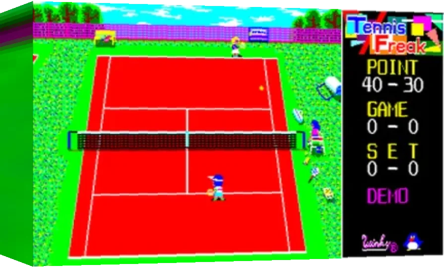 Tennis Freak — box-3D (WOR)