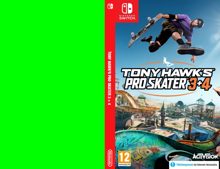 Tony Hawk's Pro Skater 3 + 4 — box-texture (EU)