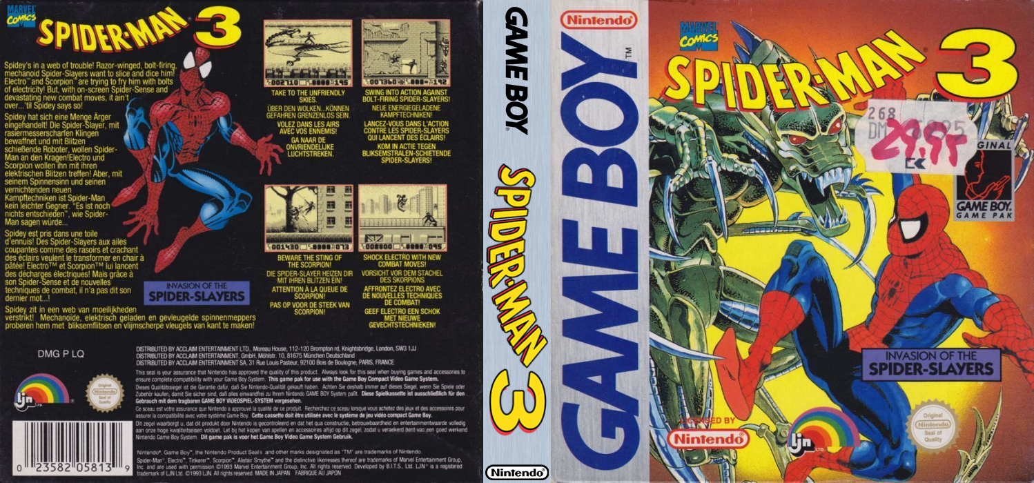 Spider-Man 3 : Invasion of the Spider-Slayers — box-texture (EU)