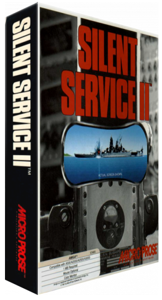 Silent Service II — box-3D (EU)