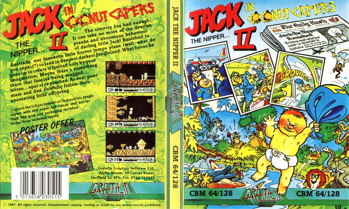 Jack The Nipper 2 - In Coconut Capers — box-texture (EU)