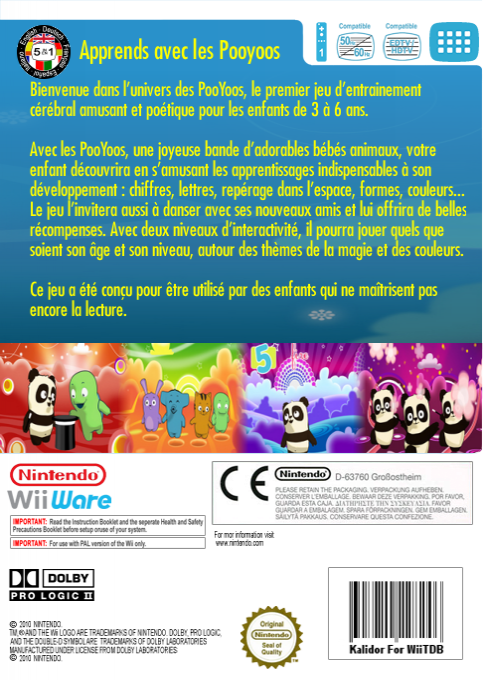 Apprends Avec Les Pooyoos - Episode 3 — box-2D-back (FR)