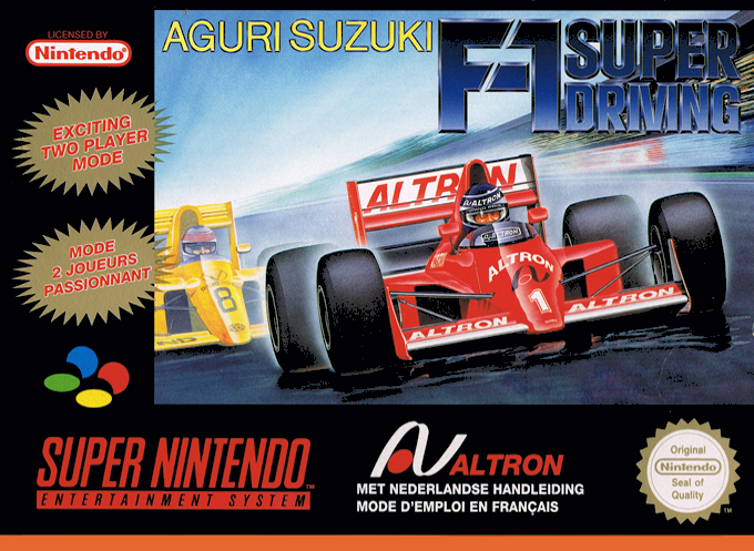 Aguri Suzuki F-1 Super Driving — box-2D (EU)