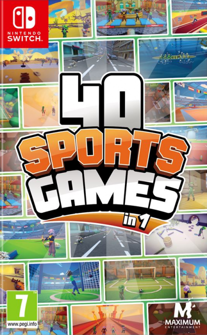40 Sports Games in 1 box art