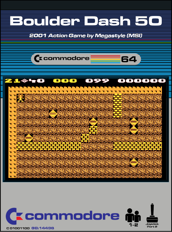 Boulder Dash 50 box art