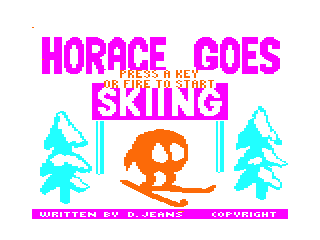 Horace Goes Skiing — sstitle (WOR)