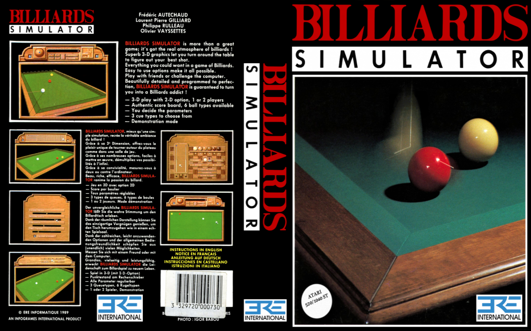 Billiards Simulator — box-texture (EU)