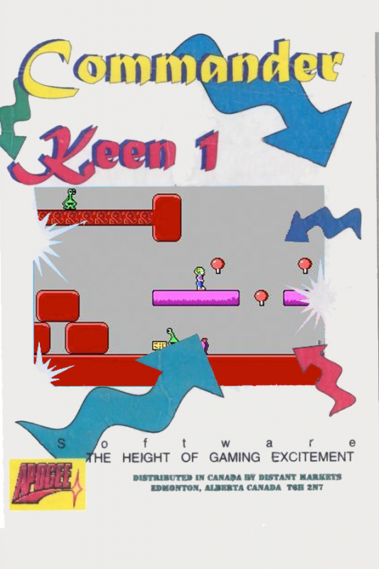 Commander Keen 1 - Marooned On Mars box art
