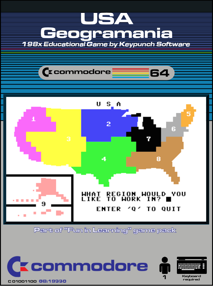 USA Geogramania box art