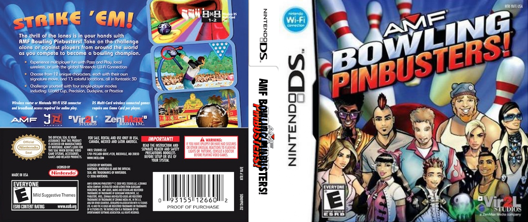 AMF Bowling Pinbusters! — box-texture (US)