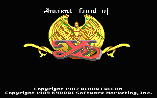 Ancient Land of Ys — sstitle (US)