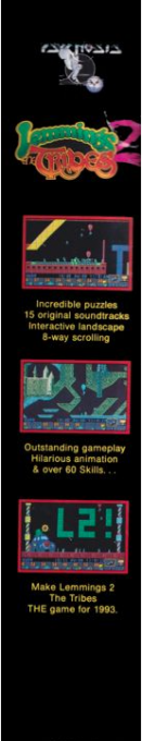 Lemmings 2 - The Tribes — box-2D-side (FR)