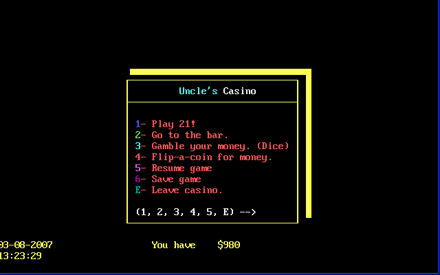 Uncle's Casino — sstitle (WOR)