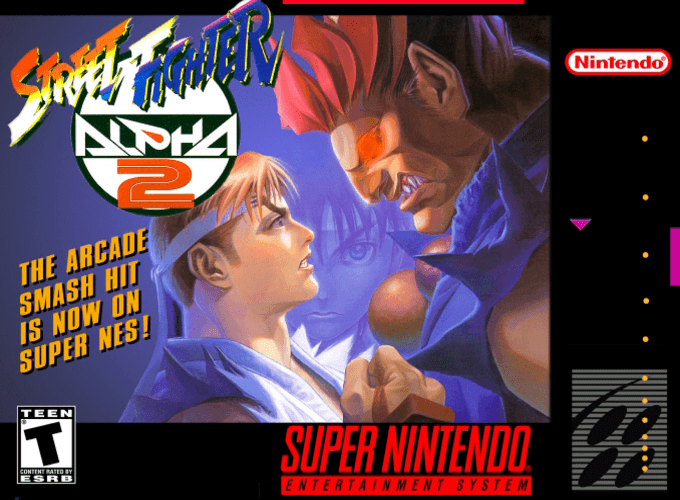 Street Fighter Alpha 2 box art